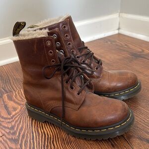Dr. Martens Brown Leather Women’s Boots